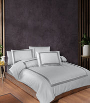 Постільна білизна First Choice Deluxe Satin 200 х 220 см Belezza Grey