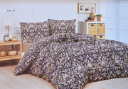 Комплект постільної білизни Bella Home Ranforse 200x220 см Venzel Kahve v5