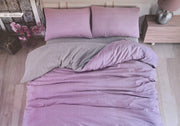 Комплект постільної білизни Bella Home Ranforse 200x220 см Gri-Gulkurusu