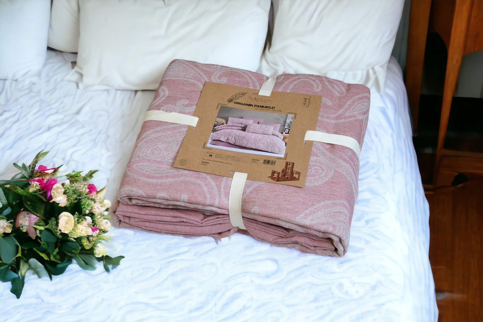 Постільна білизна Bella Home Organik Muslin 200 х 220 см v5