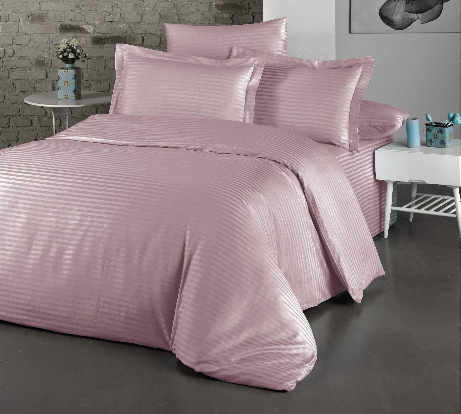 Постільна білизна Bella Home Elite Satin 200х220 Pudra