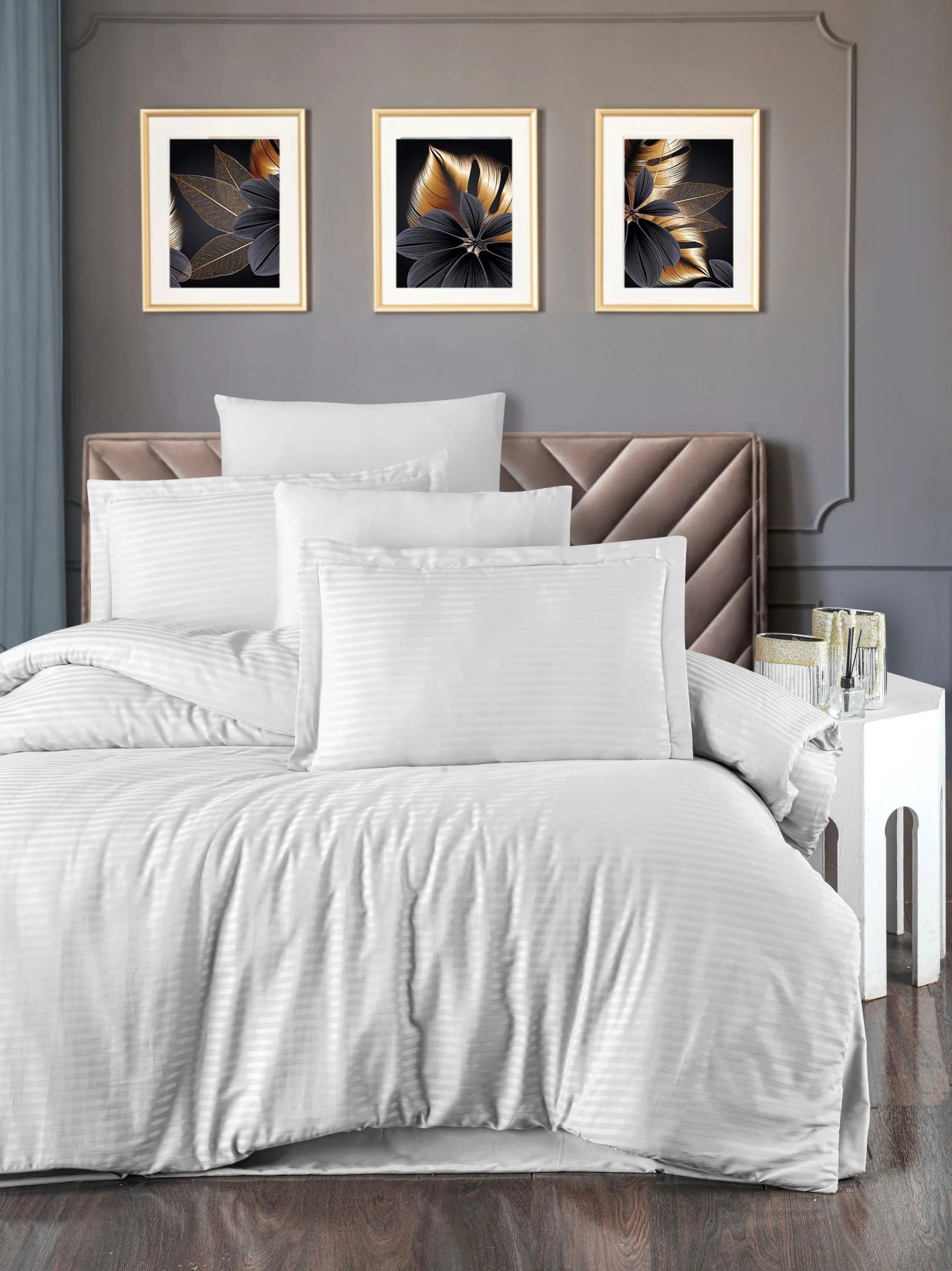 Постільна білизна Bella Home Elite Satin 200х220 Beyaz