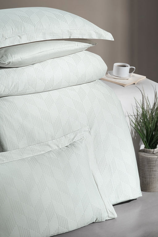 Постільна білизна First Choice Jacquard Satin 200 х 220 см Boris Ice
