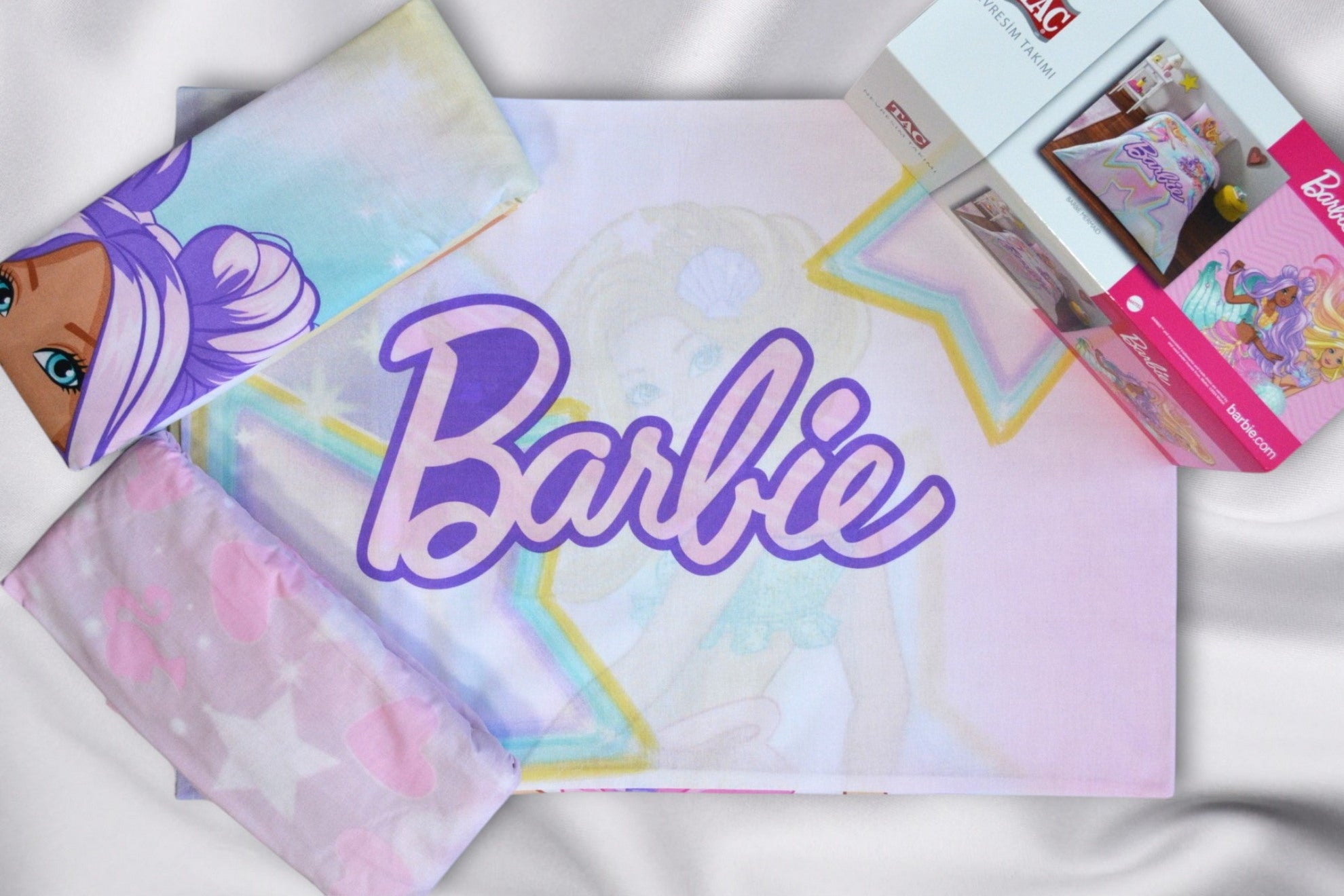 Постільна білизна TAC Disney 160×220 см Barbie Mermaid