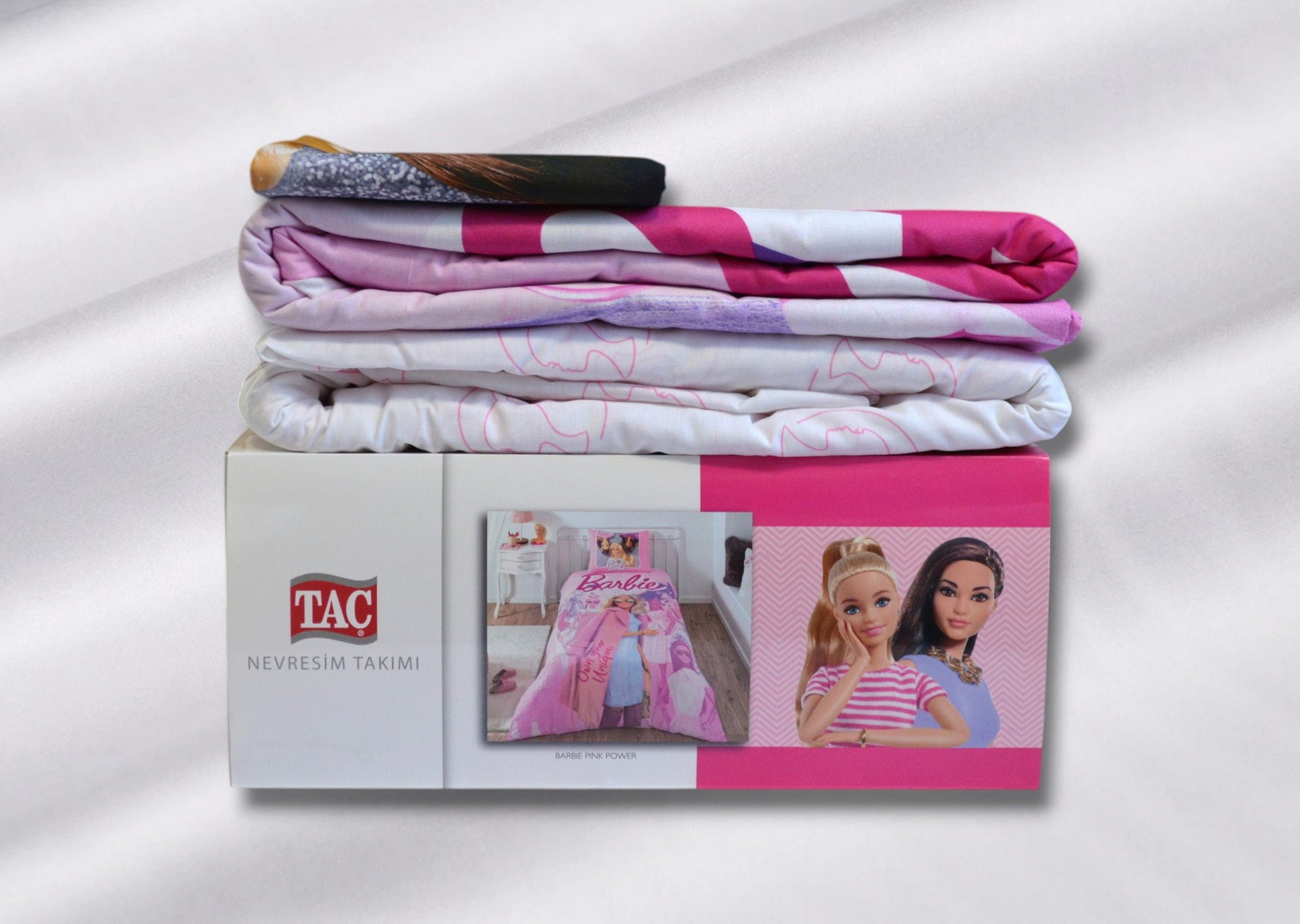 Постільна білизна TAC Disney 160×220 см Barbie Pink Power