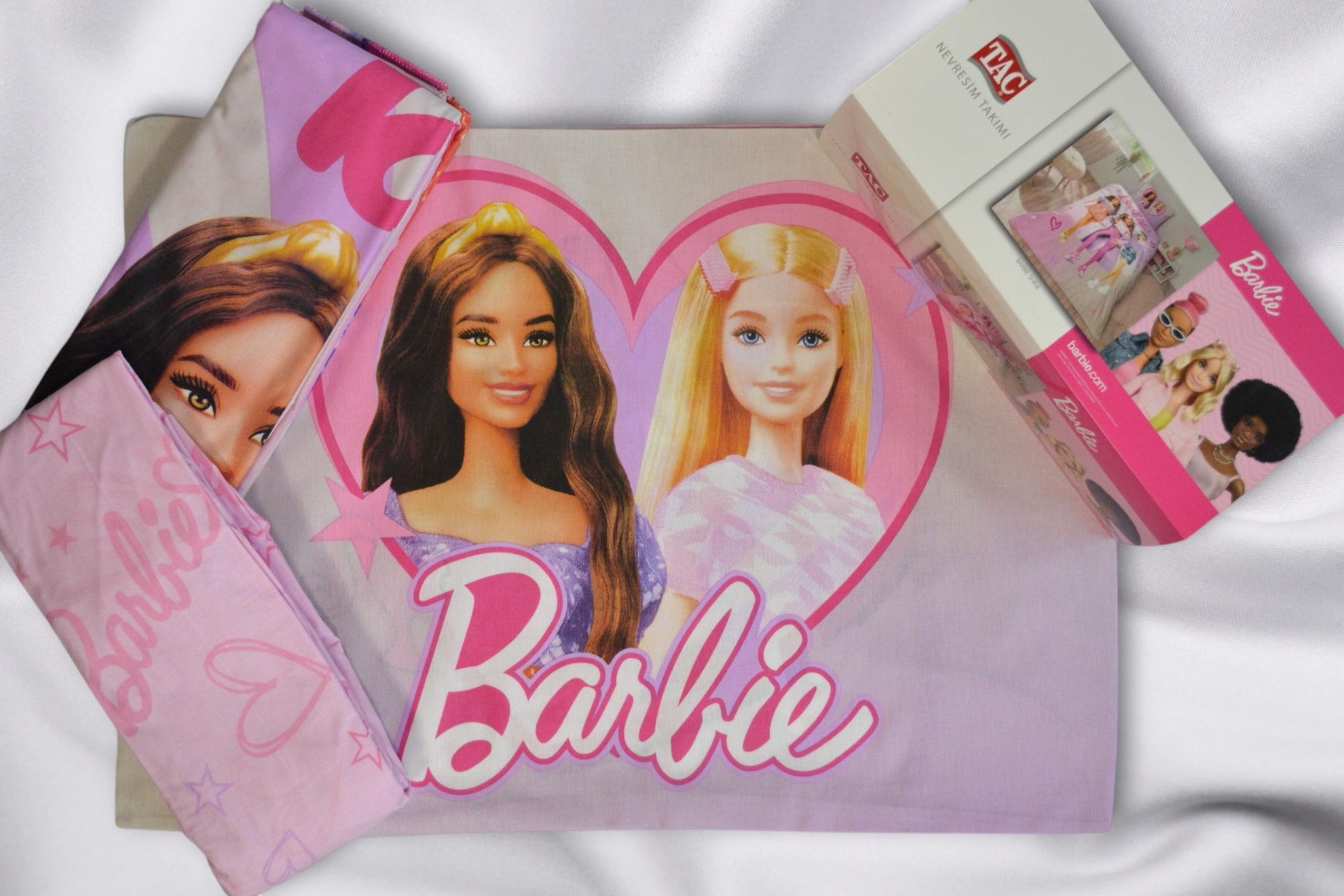Постільна білизна TAC Disney 160×220 см Barbie Shine