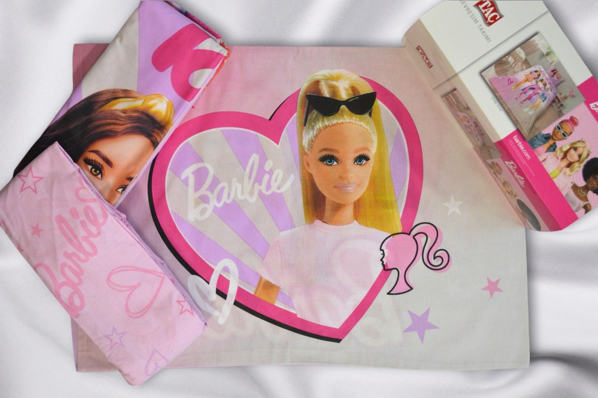 Постільна білизна TAC Disney 160×220 см Barbie Shine