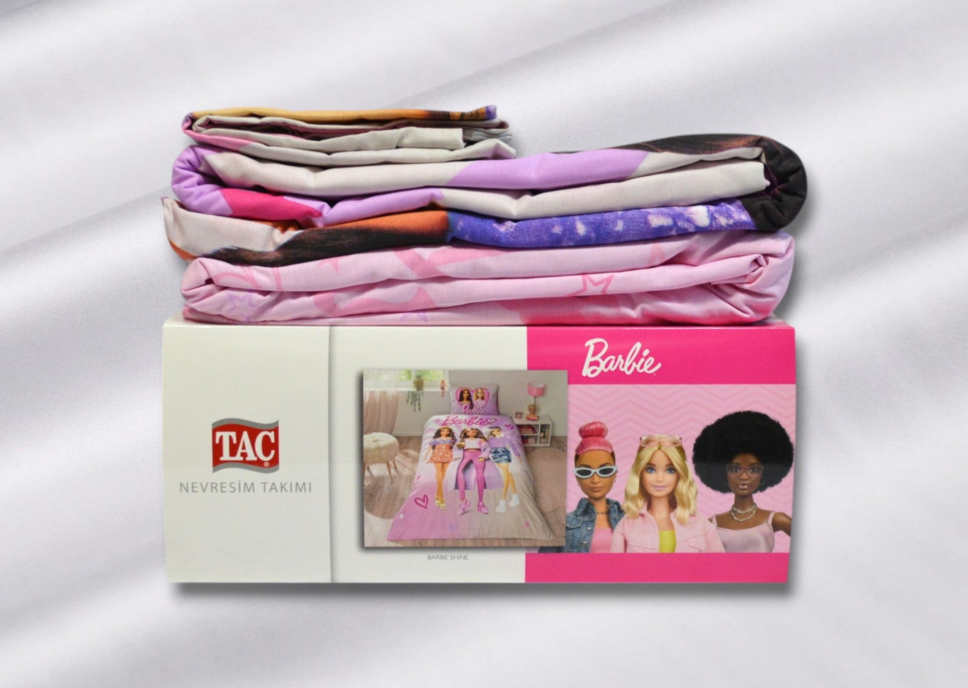 Постільна білизна TAC Disney 160×220 см Barbie Shine