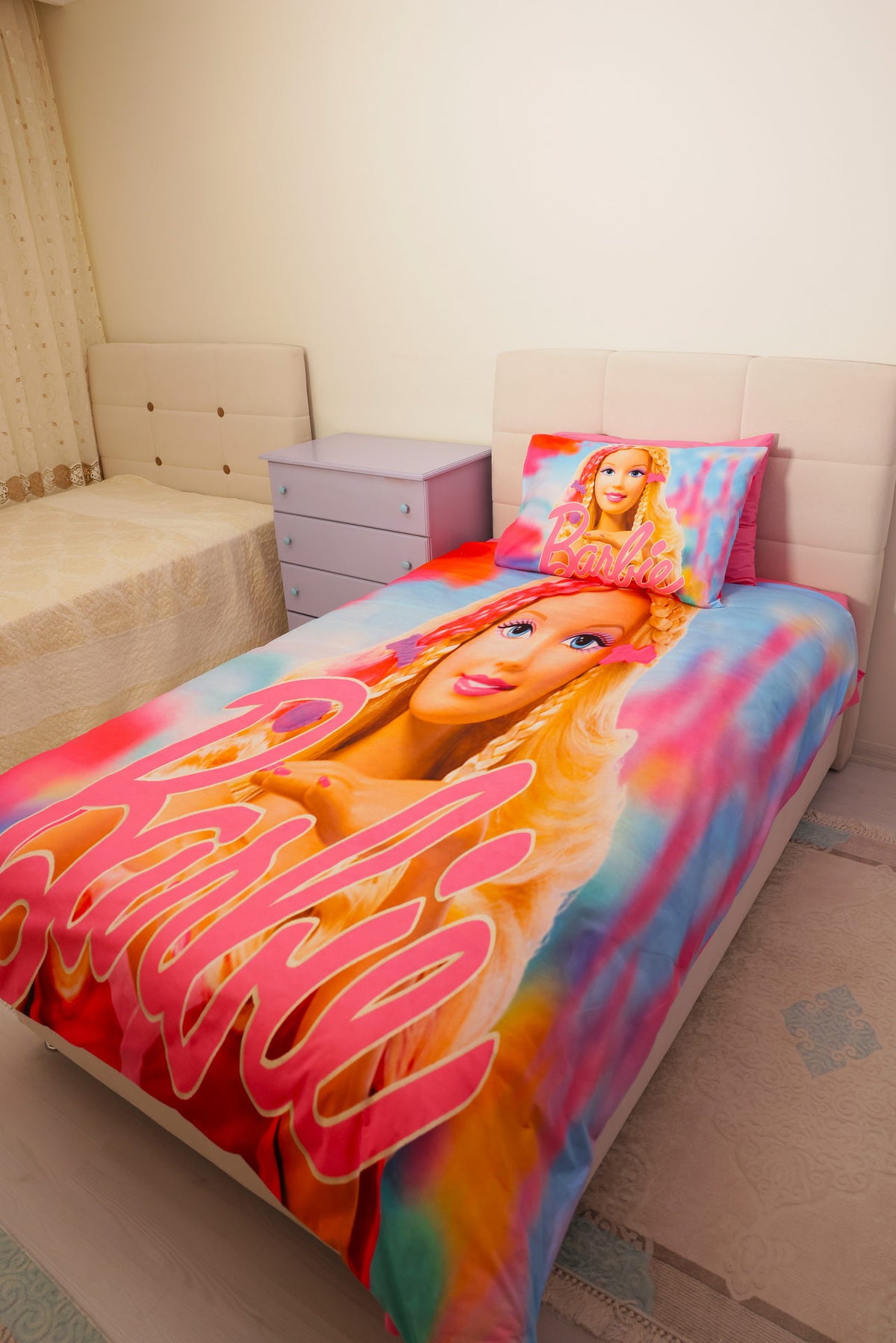 Дитяча постільна білизна Kayra Ranforse 160x220 Barbie Cute