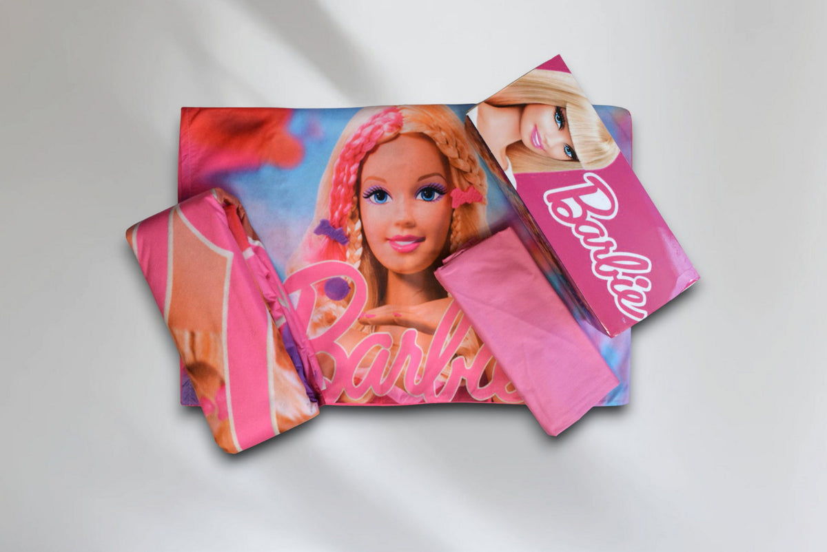 Дитяча постільна білизна Kayra Ranforse 160x220 Barbie Cute