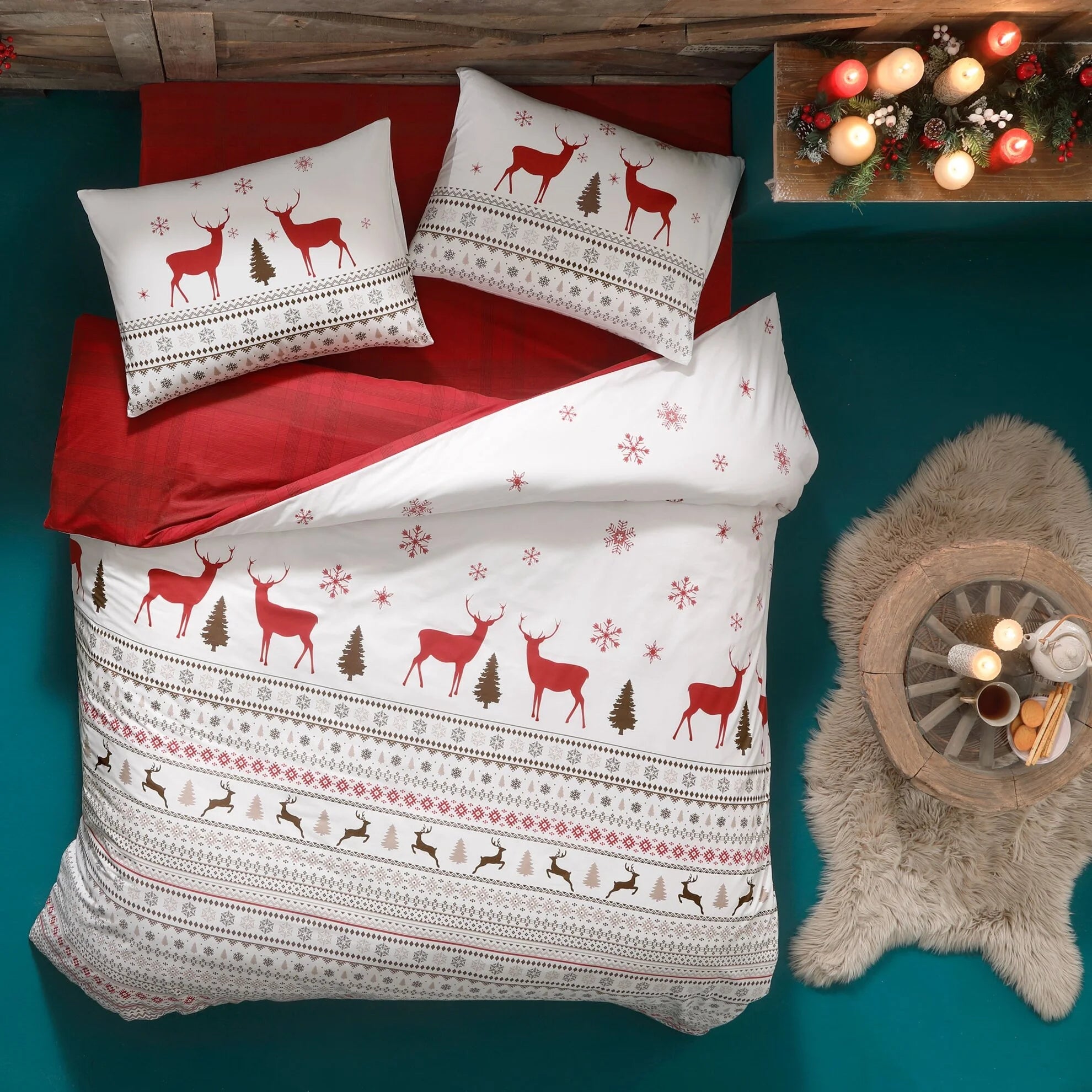 Постільна білизна TAC Ranforse 200x220 см Beily