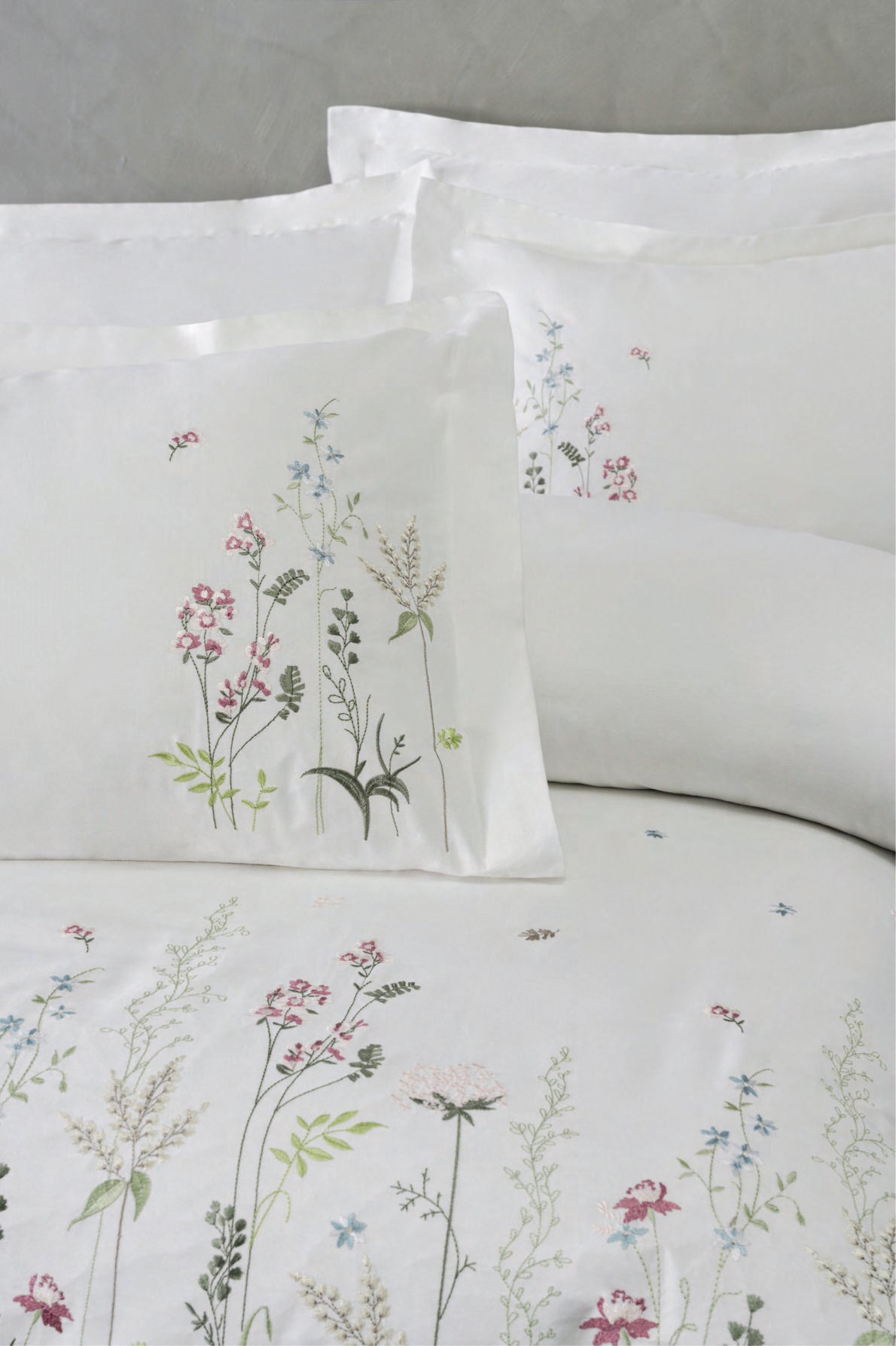 Комплект постільної білизни Dantela Digital Satin 200х220 см Botanik