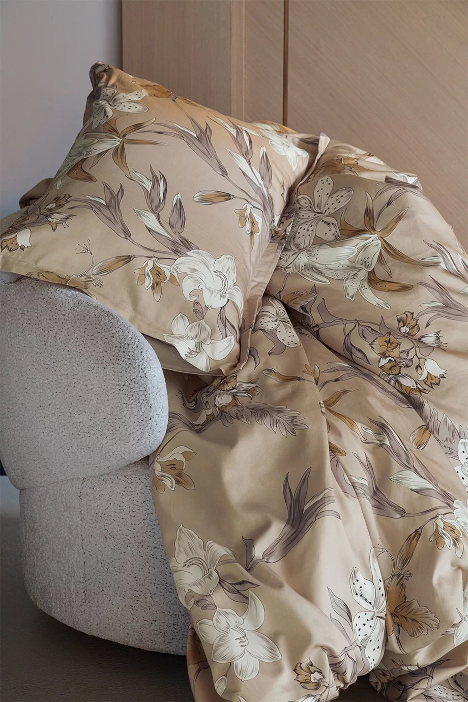 Комплект постільної білизни Issimo Digital Satin 200х220 см Botanist