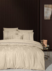 Постільна білизна First Choice V.I.P Satin Moonlight 200 х 220 см Buhara Cappucino