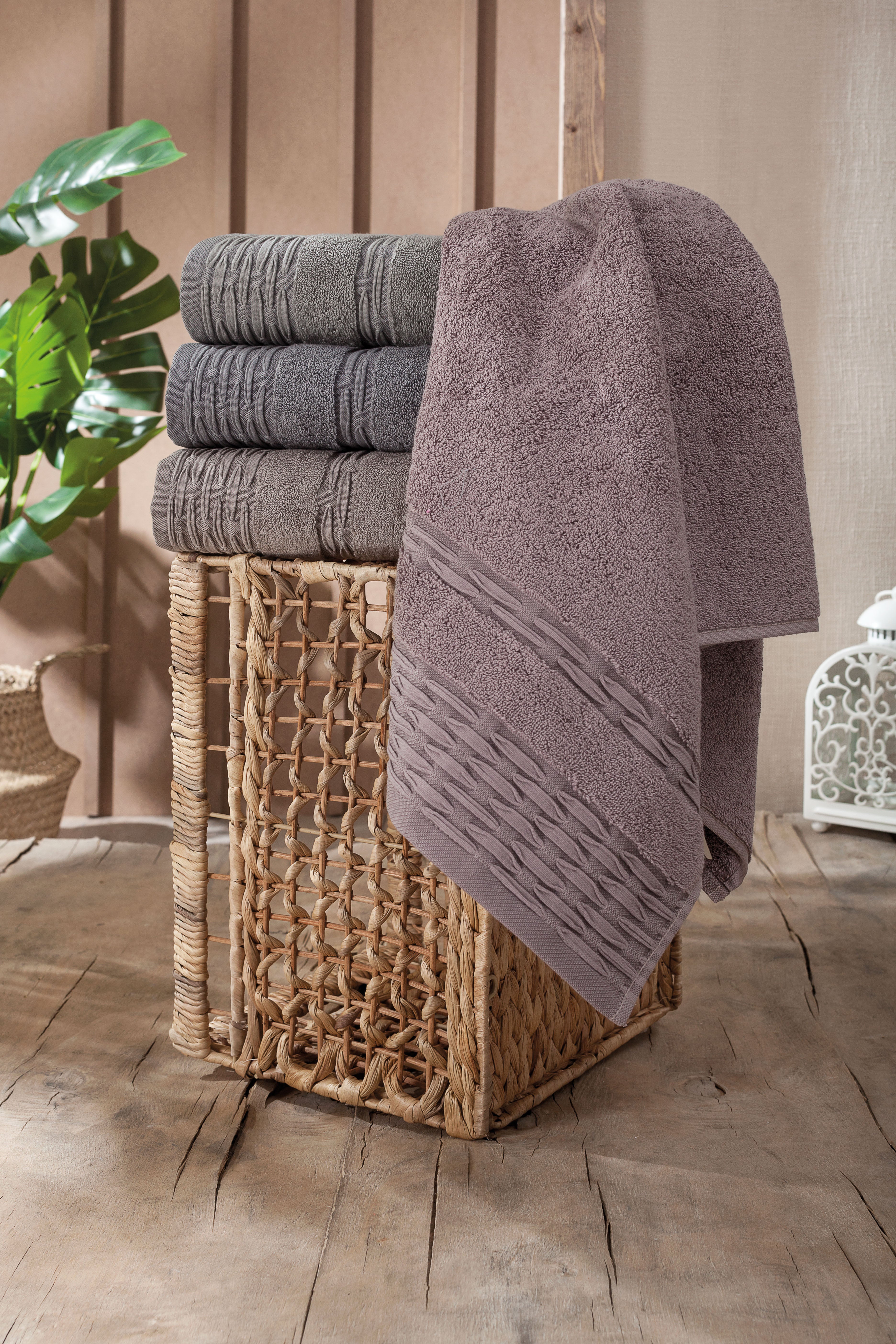 Набір рушників 70х140 см Pupilla Catalina банні 4 шт.