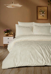 Комплект постільної білизни Saheser Delux Jacquard 300 TC 200х220 см Celesta Krem