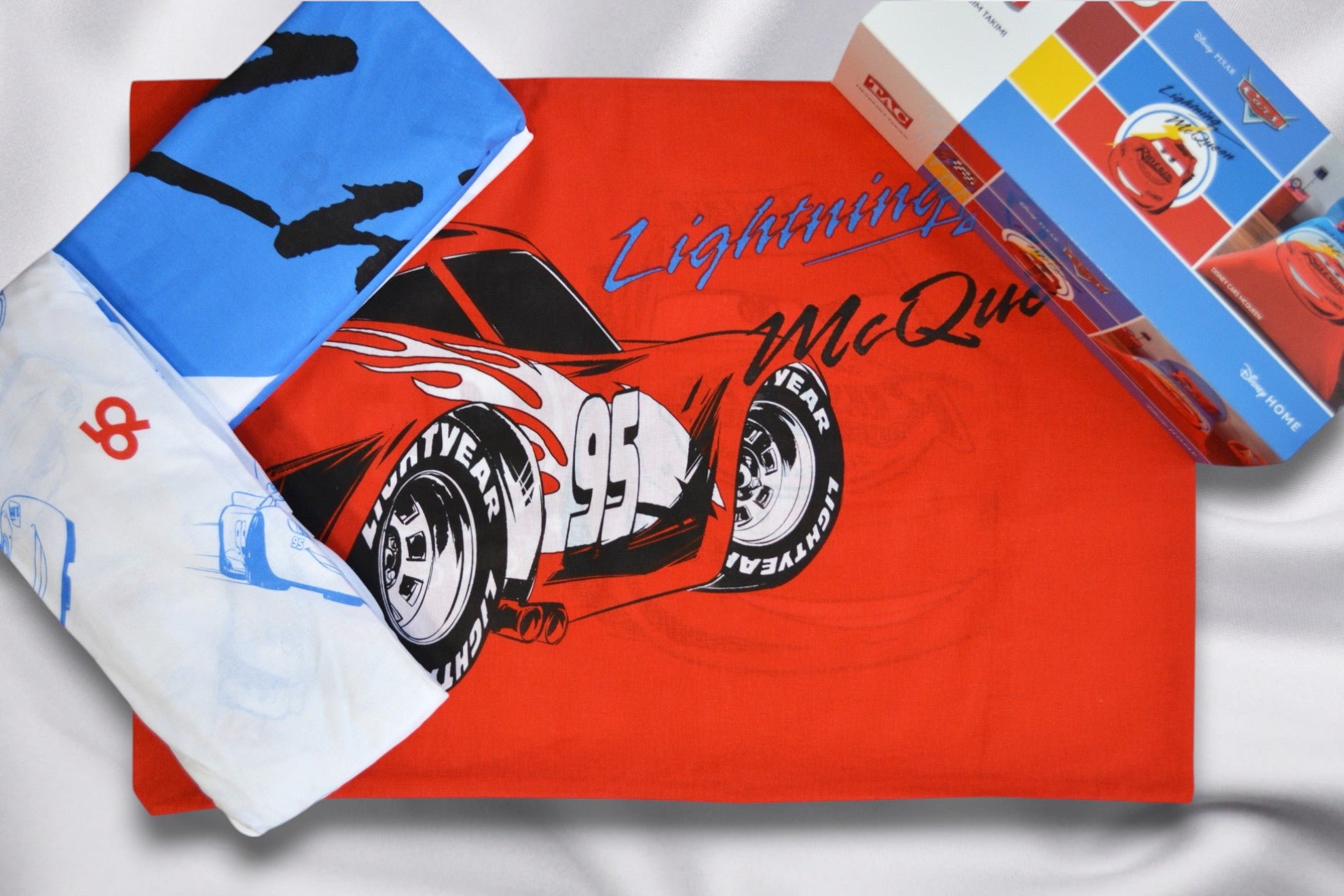 Постільна білизна TAC Disney 160×220 см Cars Mcqueen