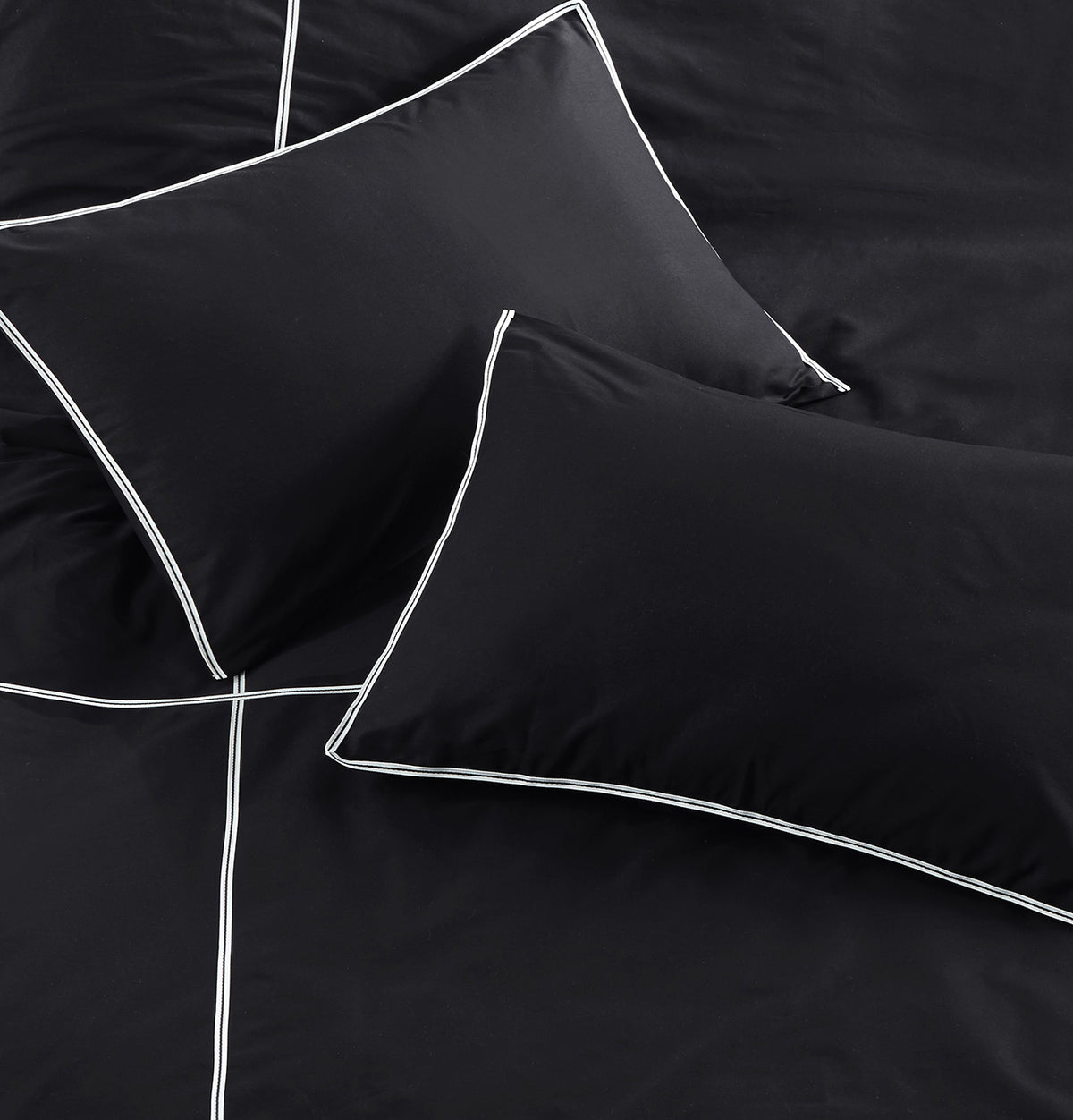 Постільна білизна Turkiz Ranforce Prima 200 х 220 см Carven Black