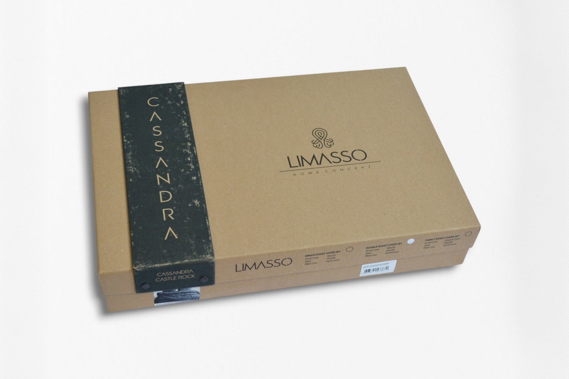 Постільна білизна Limasso Stonewashed Cassandra 200 х 220 см Castle Rock