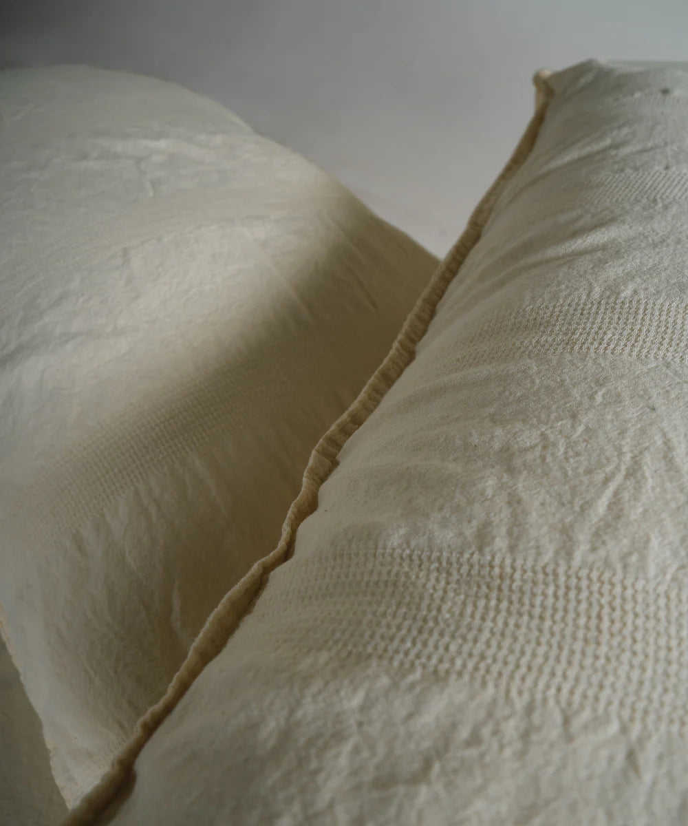 Постільна білизна Limasso Stonewashed Cassandra 200 х 220 см (2 наволочки) Cream
