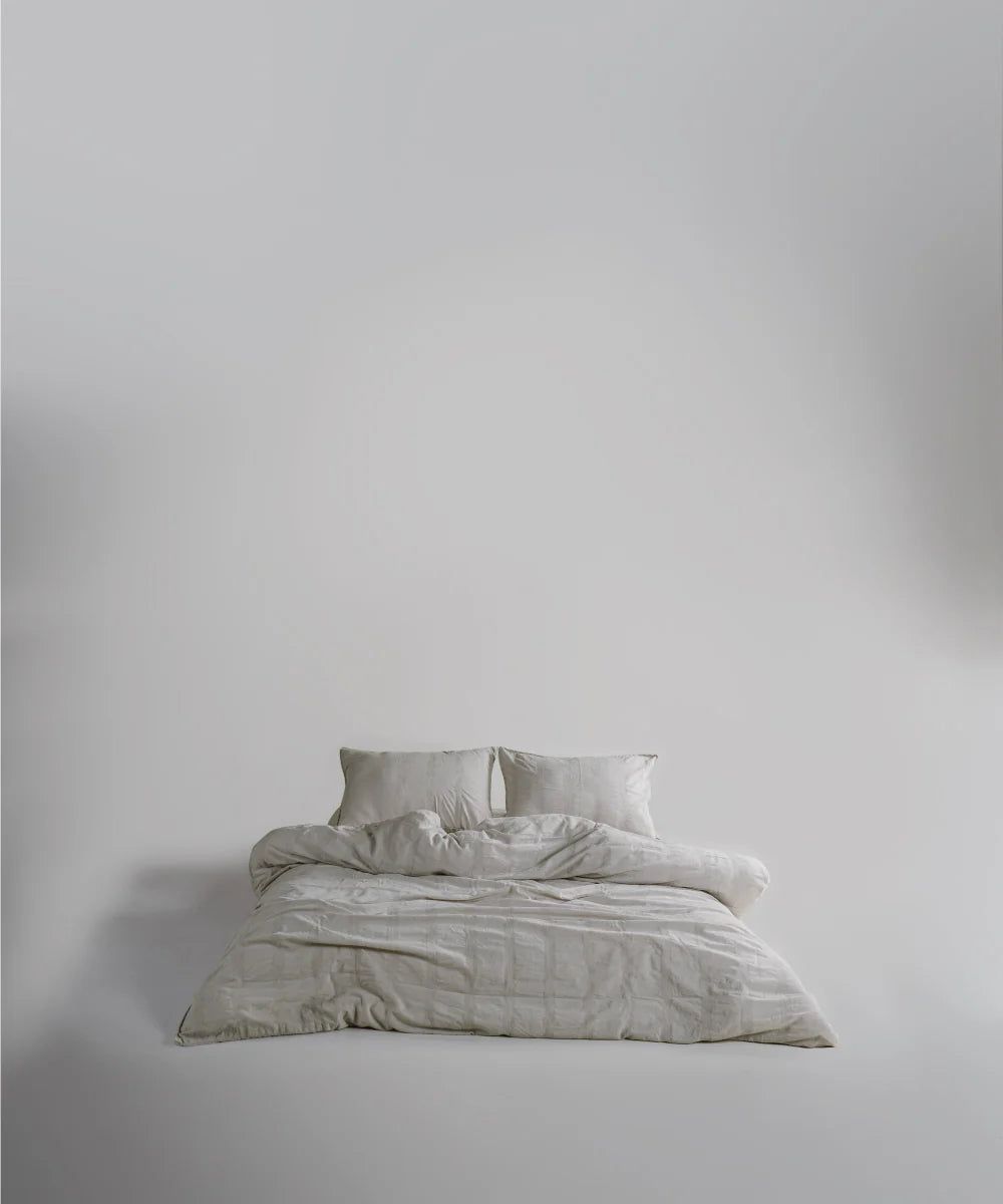 Постільна білизна Limasso Stonewashed Cassandra 200 х 220 см (2 наволочки) Natural Cream