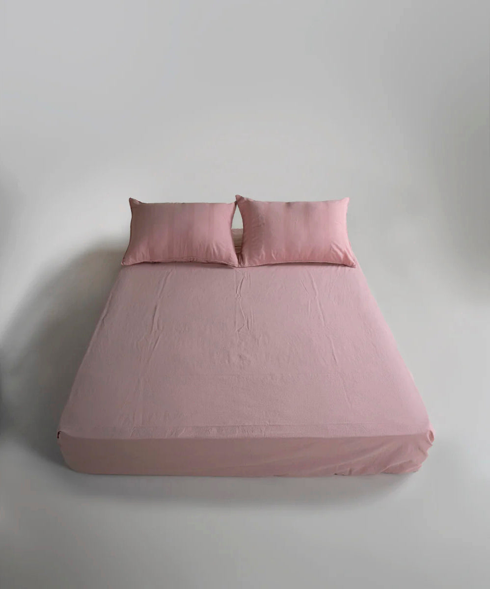 Постільна білизна Limasso Stonewashed Cassandra 200 х 220 см Pale Mavue
