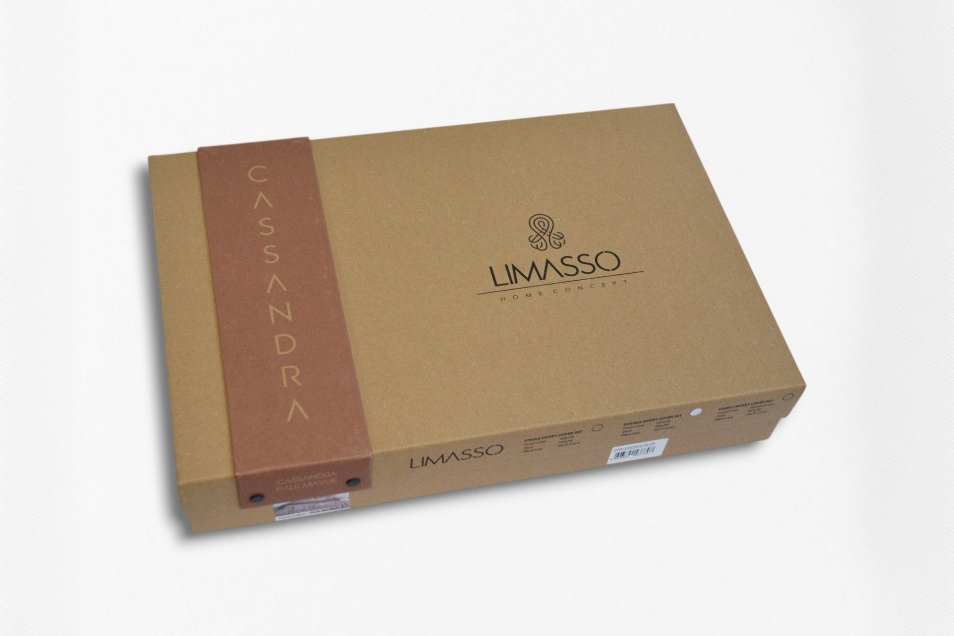 Постільна білизна Limasso Stonewashed Cassandra 200 х 220 см Pale Mavue