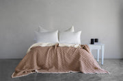 Муслінове покривало Dantela Cedric 230 х 240 см. Kahve