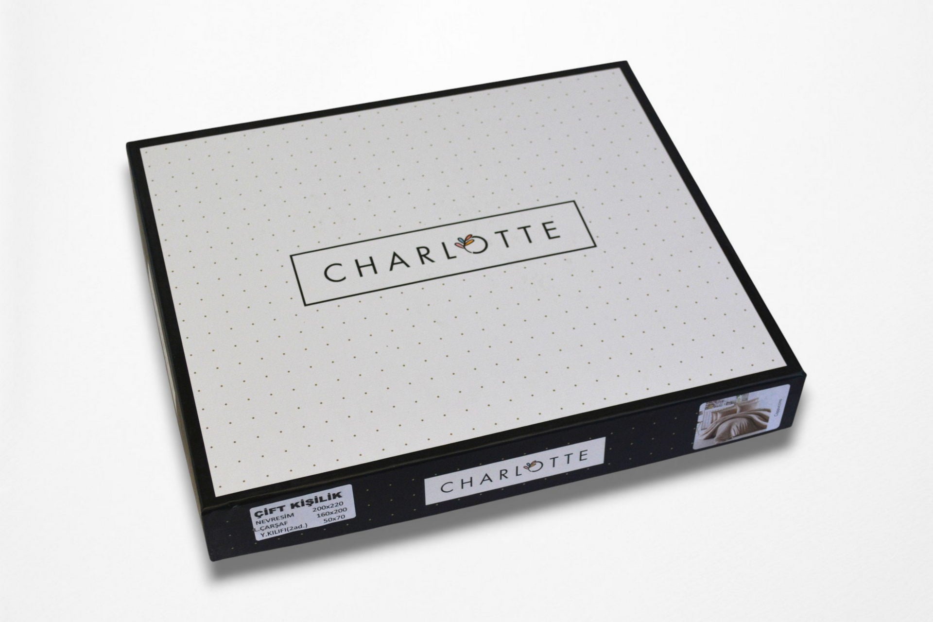 Постільна білизна Charlotte Stripe Satin 200х220см, простирадло 180х200+30 см Pudra