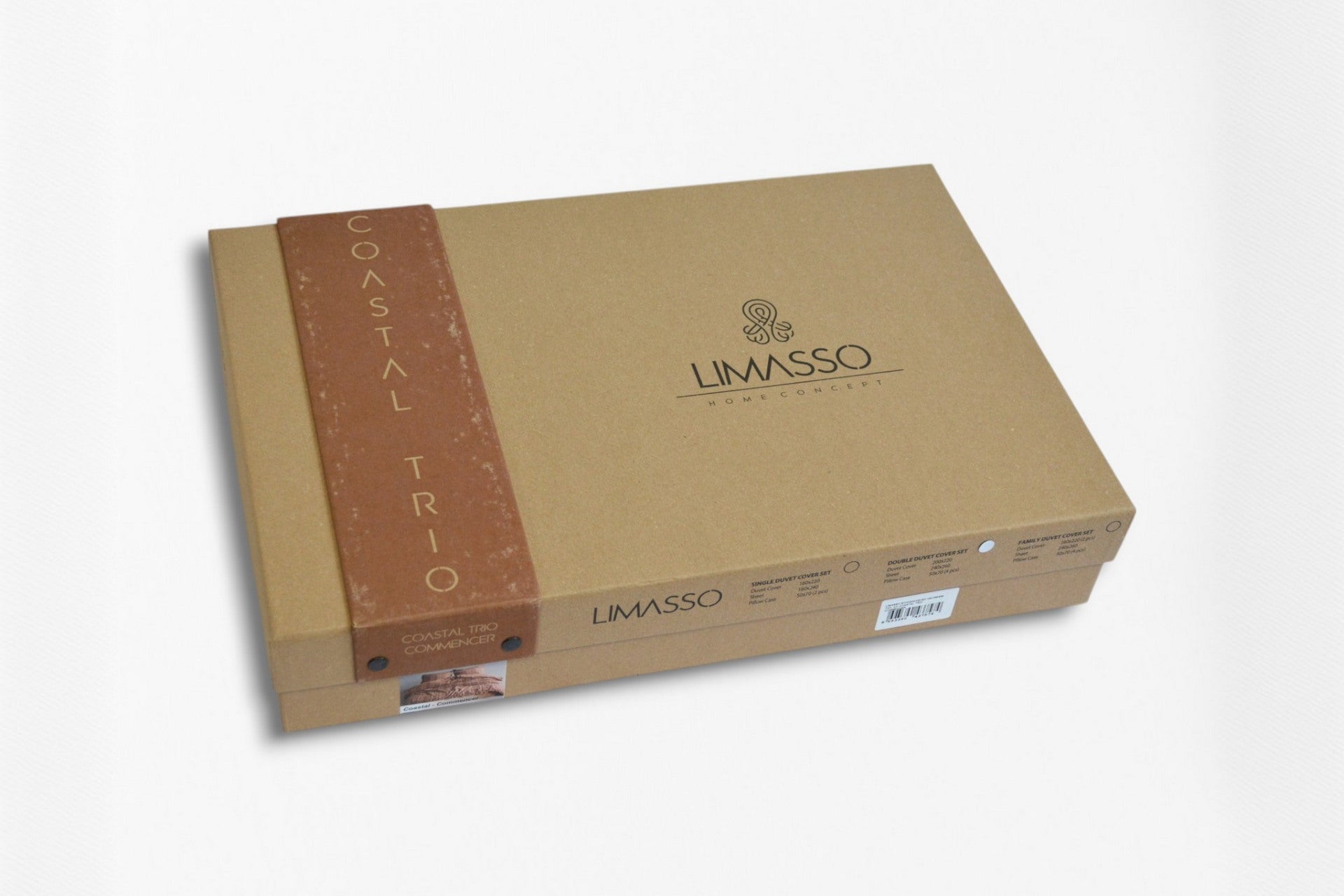 Постільна білизна Limasso Stonewashed Coastal Trio 200 х 220 см Commencer
