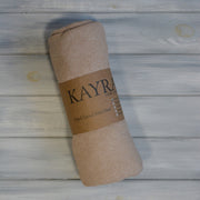 Простирадло Kayra 160 x 200 +25 см махрове на гумці - Коричневий
