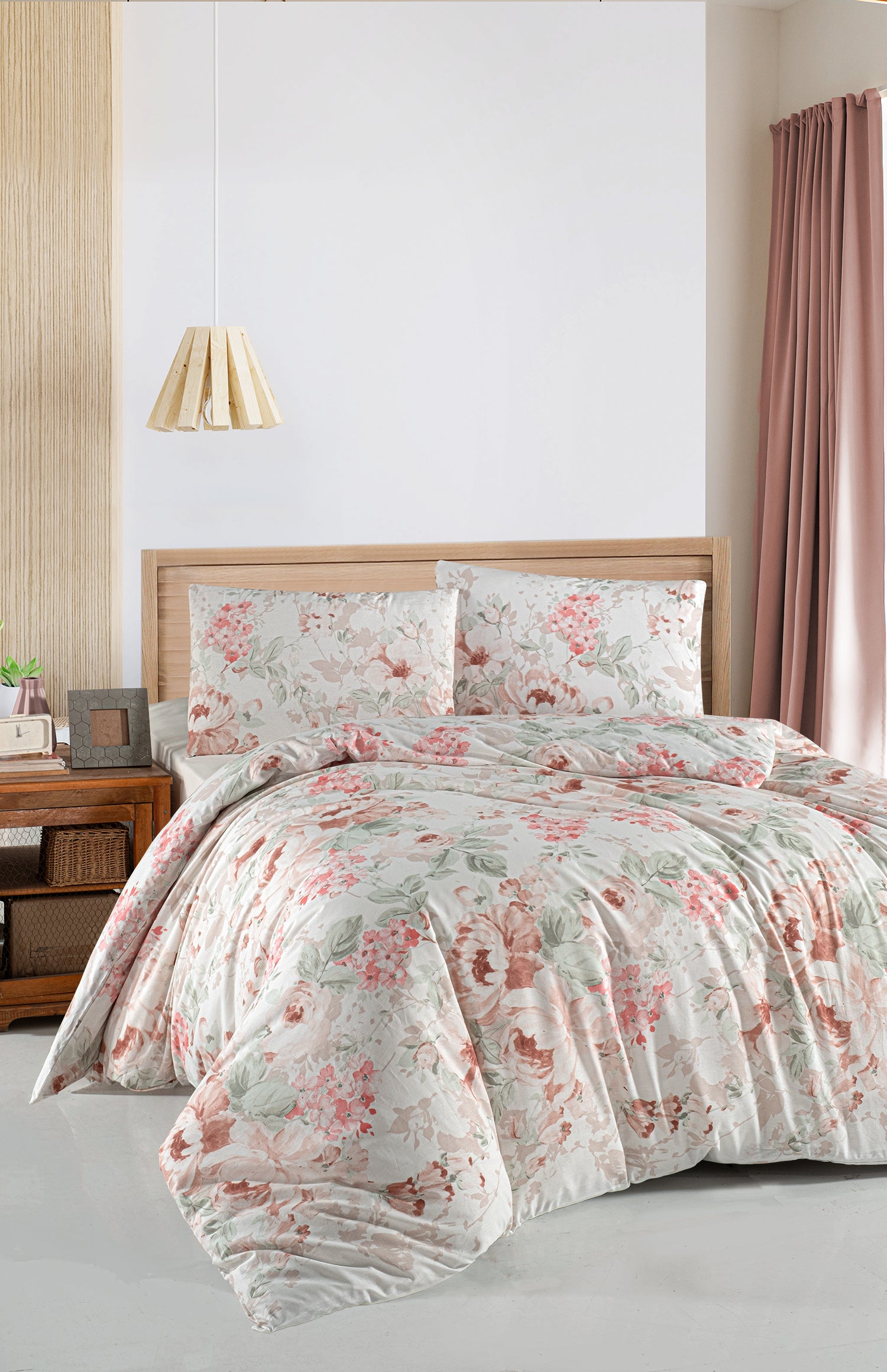 Постільна білизна First Choice Homesko Ranforse 200 х 220 см Davida Beige