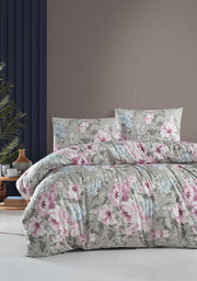 Постільна білизна First Choice Homesko Ranforse 200 х 220 см Davida Grey