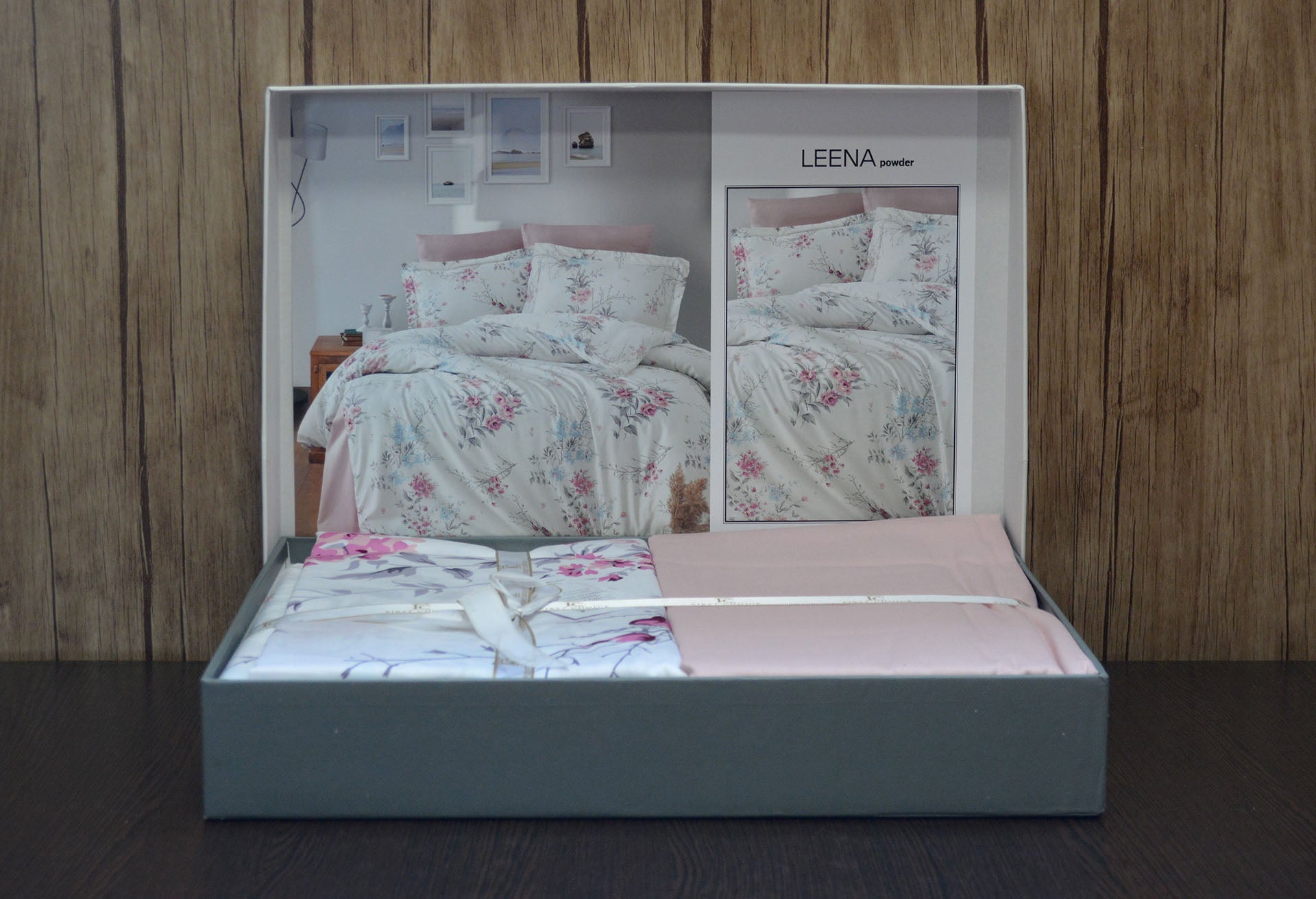 Постільна білизна First Choice Cotton Satin 160х220 Lena Powder
