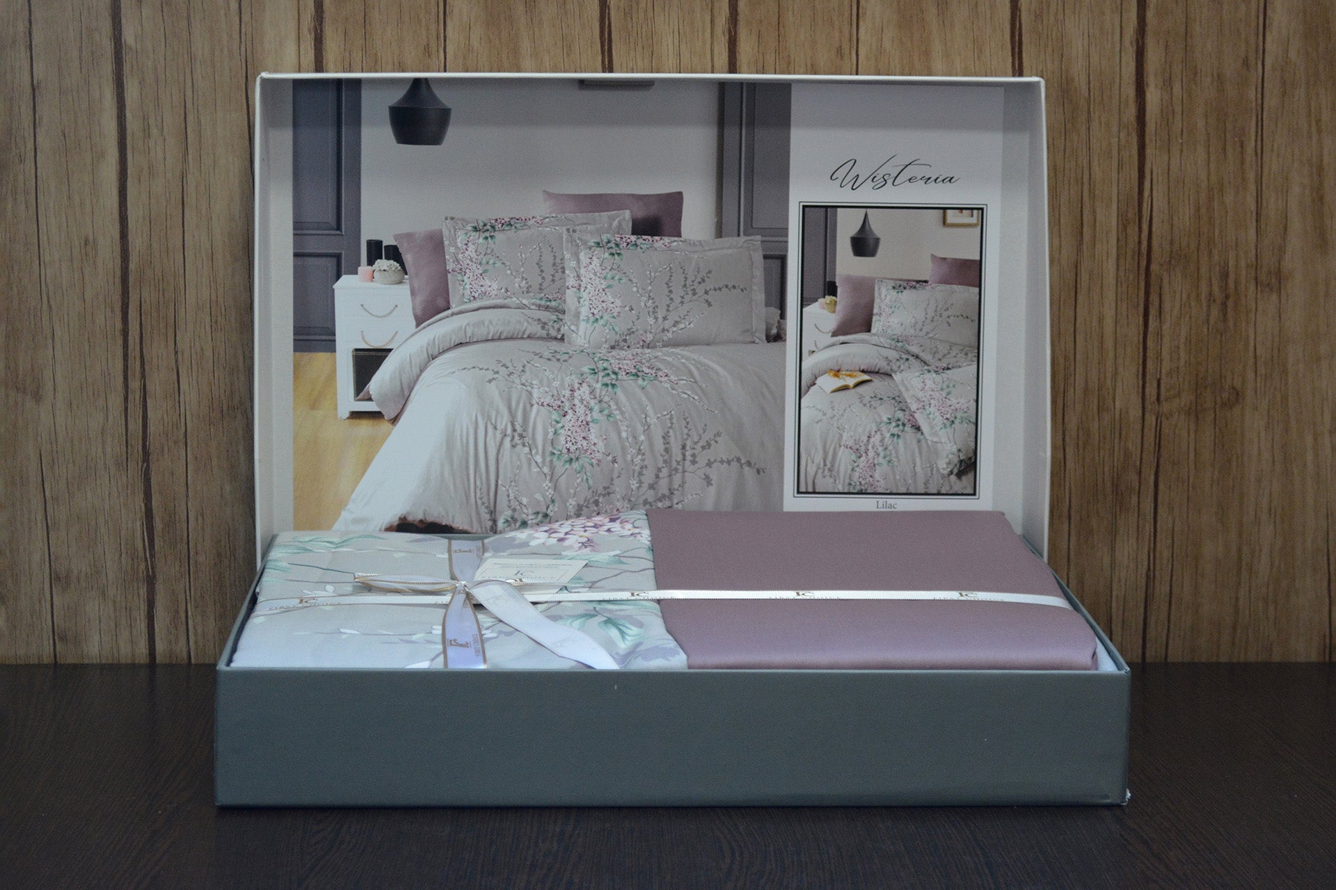 Постільна білизна First Choice Cotton Satin 160х220 Wisteria Lilac