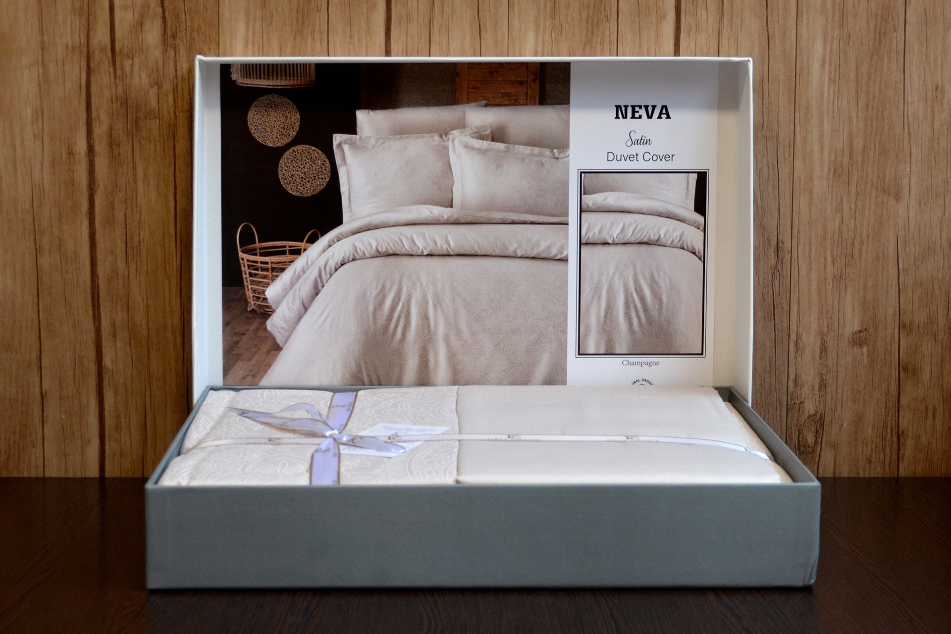 Постільна білизна First Choice Cotton Satin 160х220  Neva Champagne