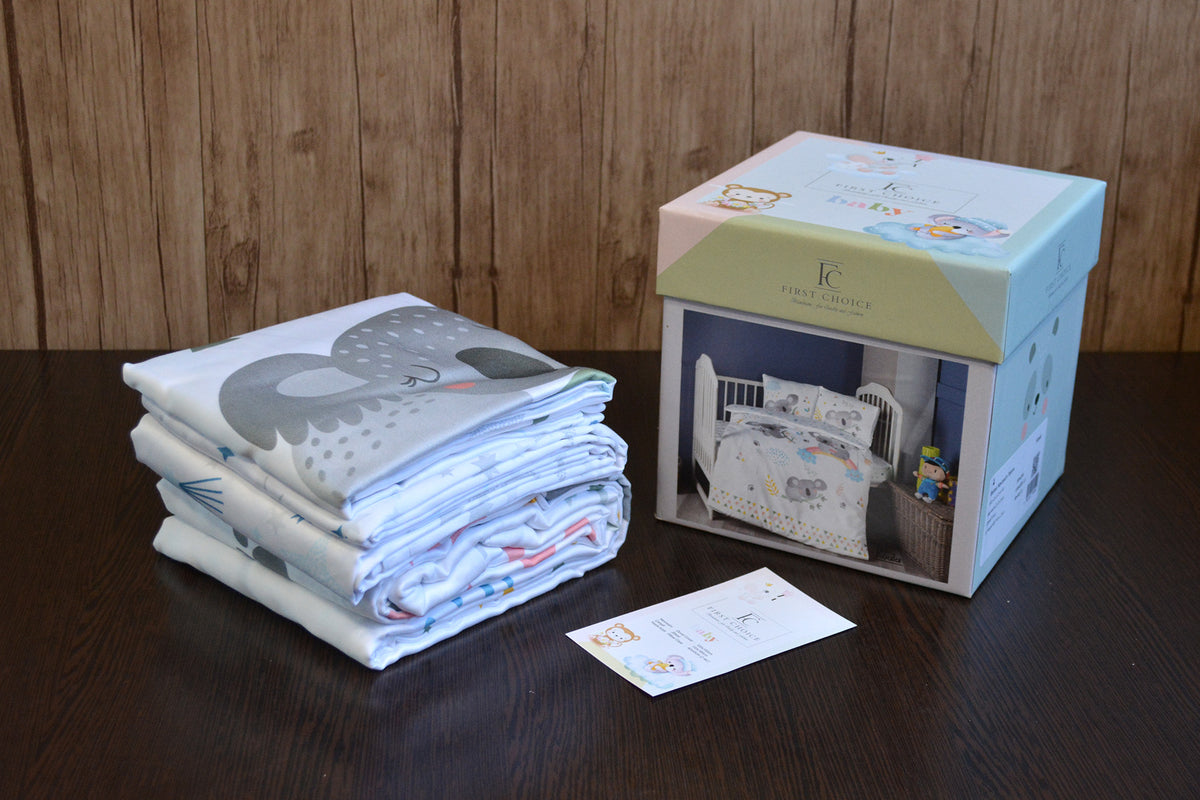 Постільна білизна для новонароджених First Choice Baby Digital Satin 100х150 см. Koala