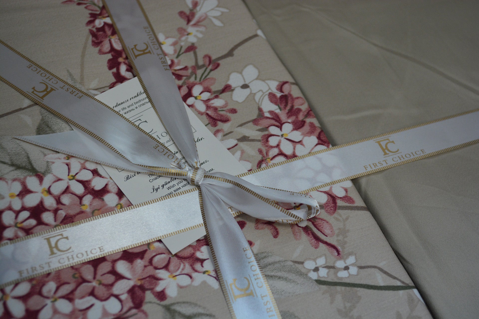 Постільна білизна First Choice Cotton Satin 200х220 Wisteria Powder