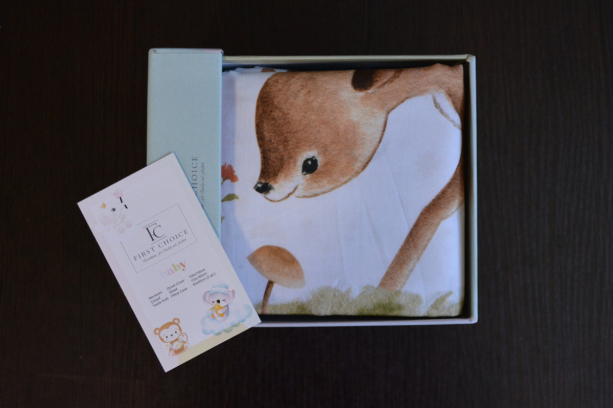 Постільна білизна для новонароджених First Choice Baby Digital Satin 100х150 см. Nova