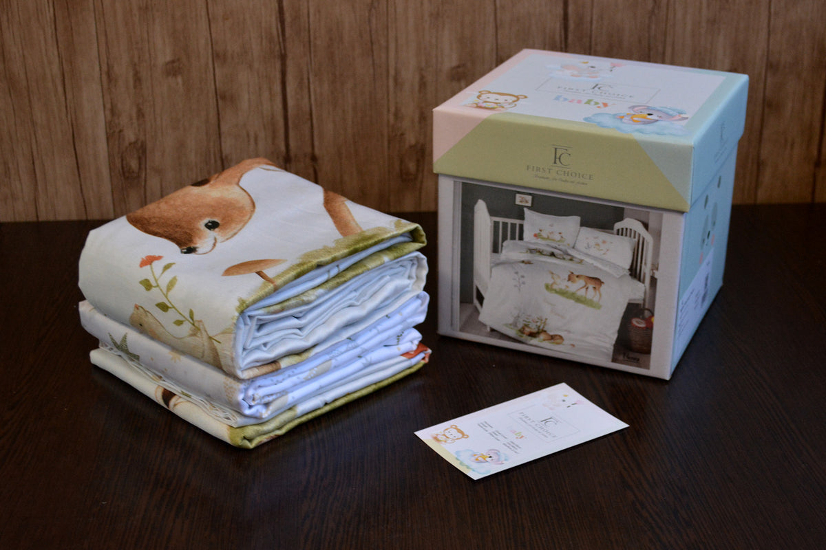 Постільна білизна для новонароджених First Choice Baby Digital Satin 100х150 см. Nova