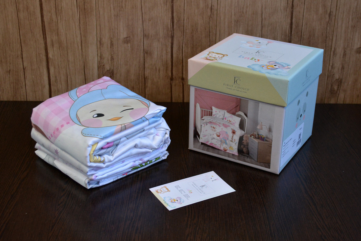 Постільна білизна для новонароджених First Choice Baby Digital Satin 100х150 см. Wenny