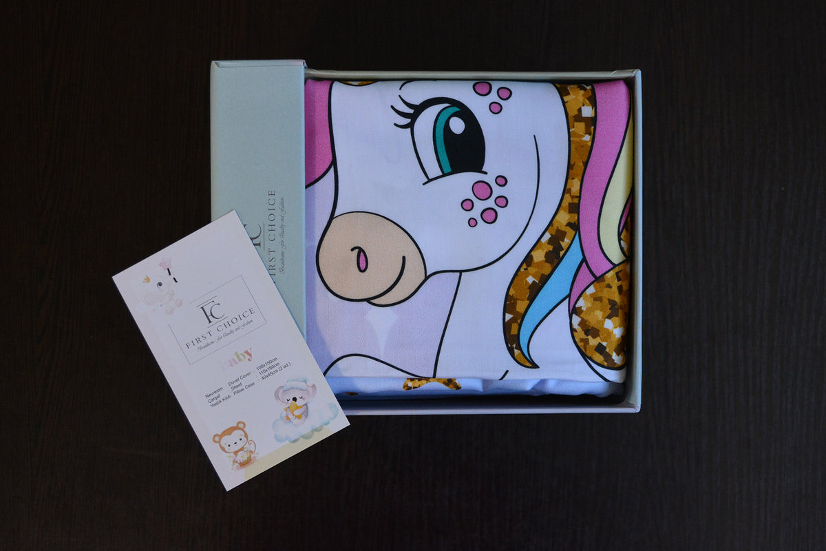 Постільна білизна для новонароджених First Choice Baby Digital Satin 100х150 см. Magic