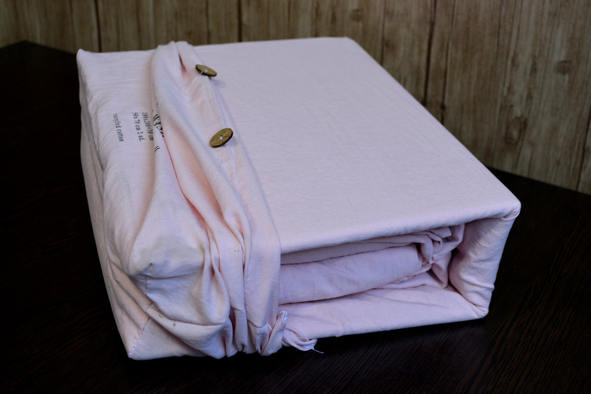 Постільна білизна Golden Colors Stonewashed 200 х 220 см Pink (перероблена бавовна)