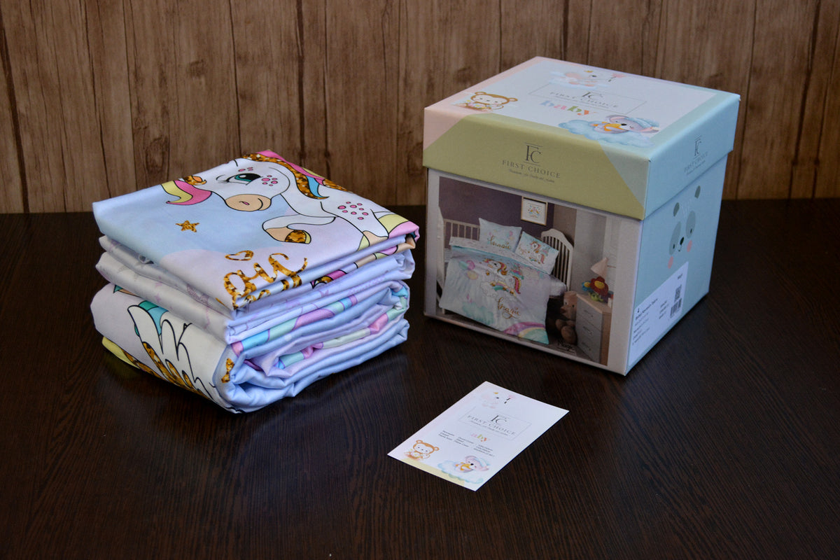 Постільна білизна для новонароджених First Choice Baby Digital Satin 100х150 см. Magic