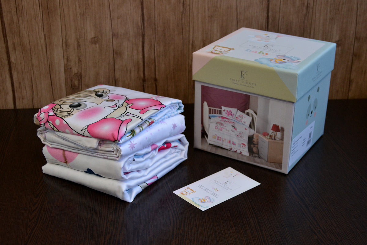 Постільна білизна для новонароджених First Choice Baby Digital Satin 100х150 см. Lunda
