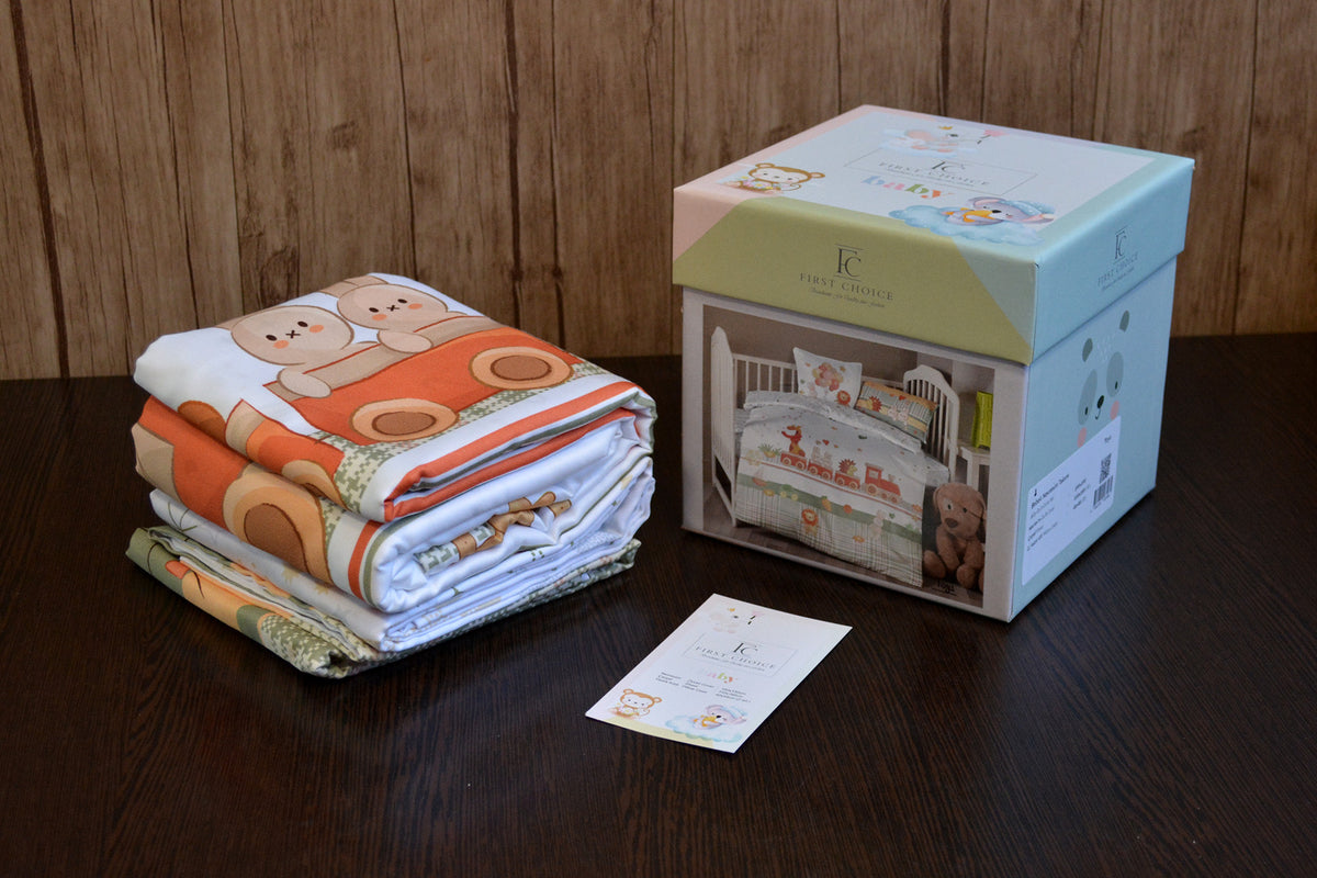 Постільна білизна для новонароджених First Choice Baby Digital Satin 100х150 см. Toys