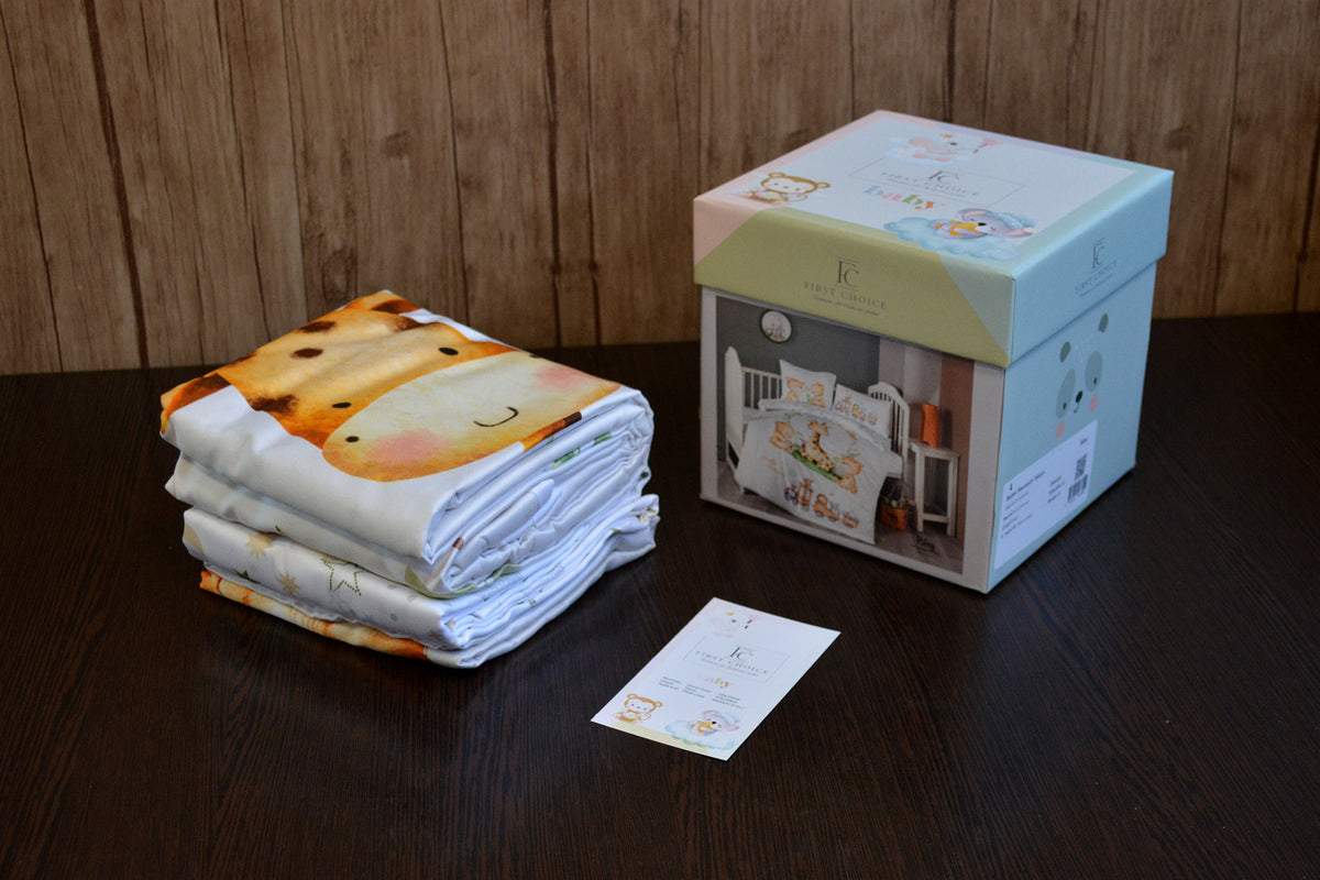 Постільна білизна для новонароджених First Choice Baby Digital Satin 100х150 см. Riley