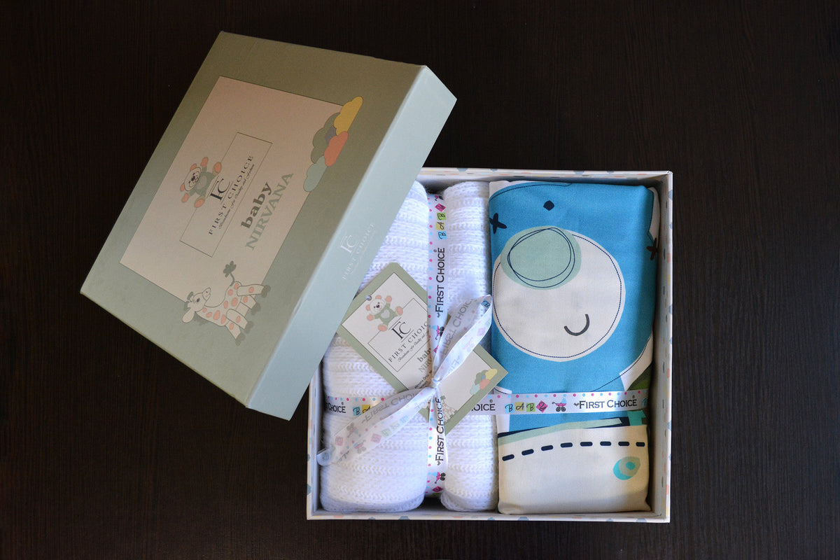 Постільна білизна для новонароджених з пледом First Choice Baby Digital Satin Nirvana 100х150 см. Joyce
