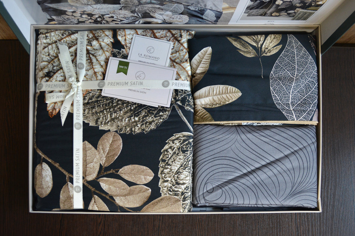 Постільна білизна La Romano Premium Satin 200×220 см Daring Grey