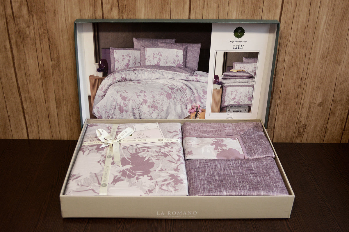 Постільна білизна La Romano Premium Satin 200×220 см Lily Berry